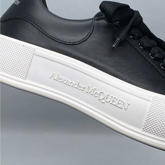 Alexander McQueen Deck Plimsoll leather sneakers size 39 - Picture 5 of 13